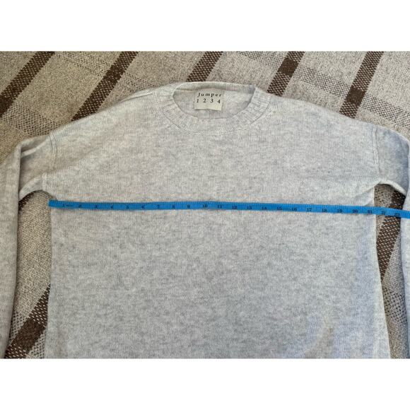 Jumper 1234 Cashmere Sweater Knit Gray Women’s Small - Picture 5 of 9